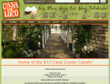 Tablet Screenshot of casadelocowinery.com